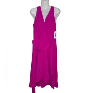 DKNY Fuchsia High Low Dress sz 10